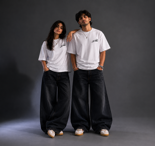 Taqdeer Signature Oversized White