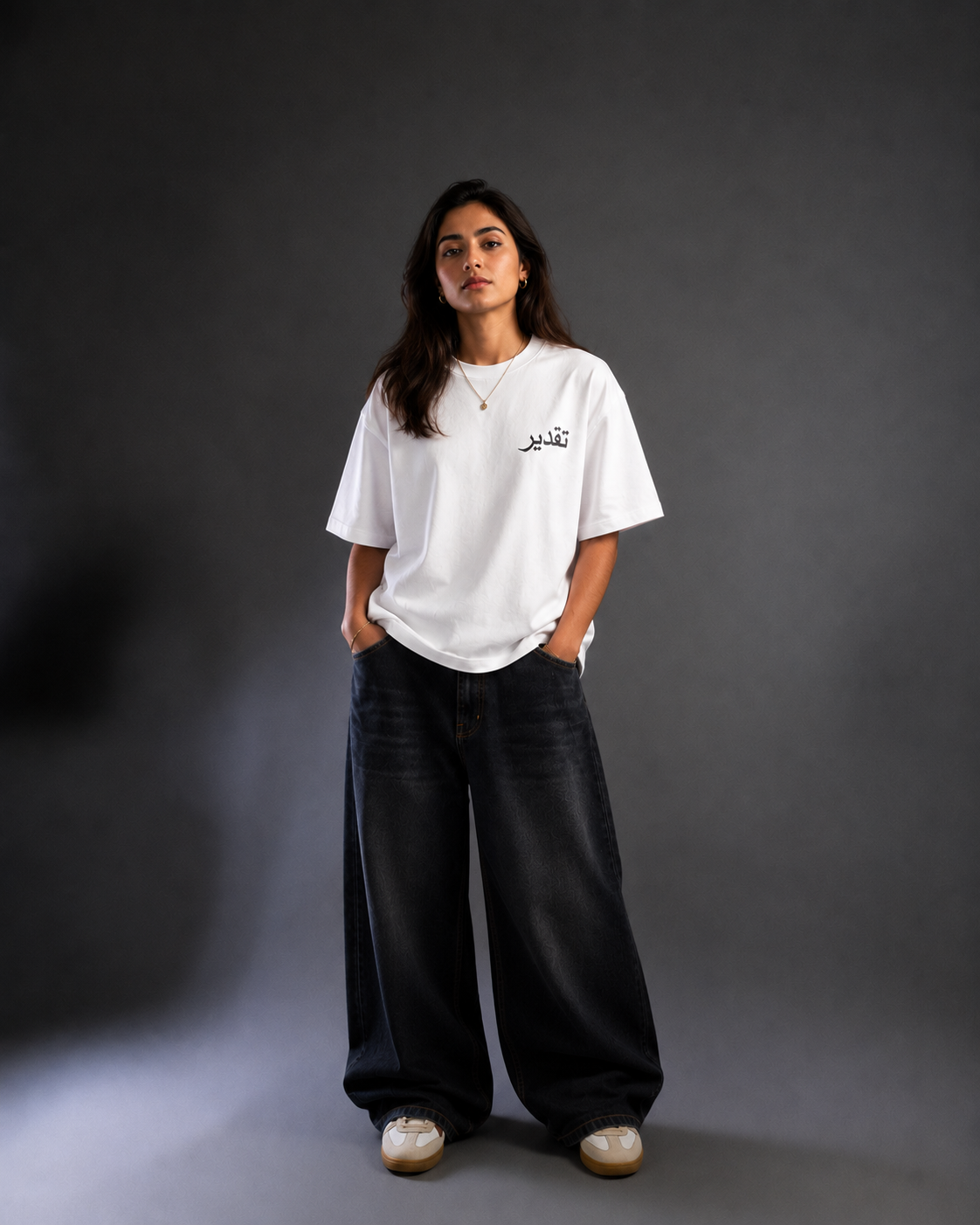 Taqdeer Signature Oversized White